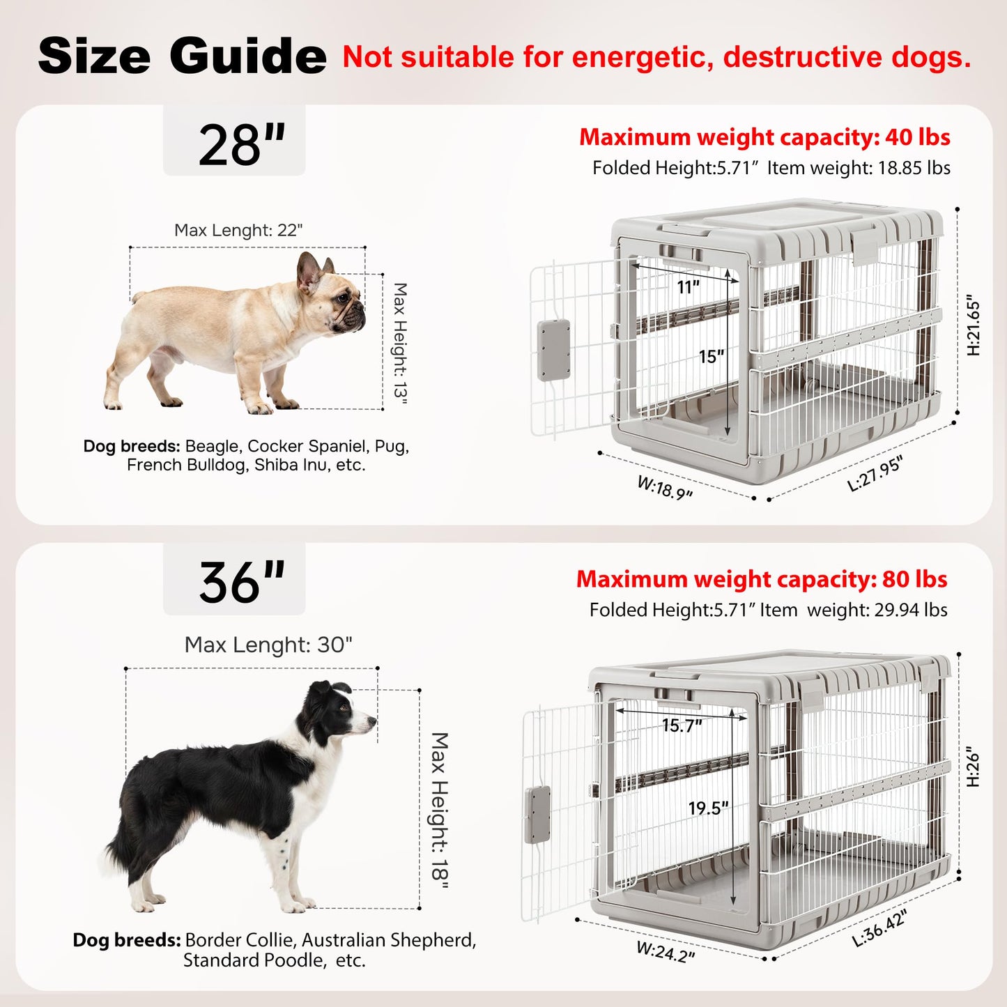 ZOMISIA Collapsible Dog Crate for Large Dogs. Chosen for real quality, fits naturally into modern