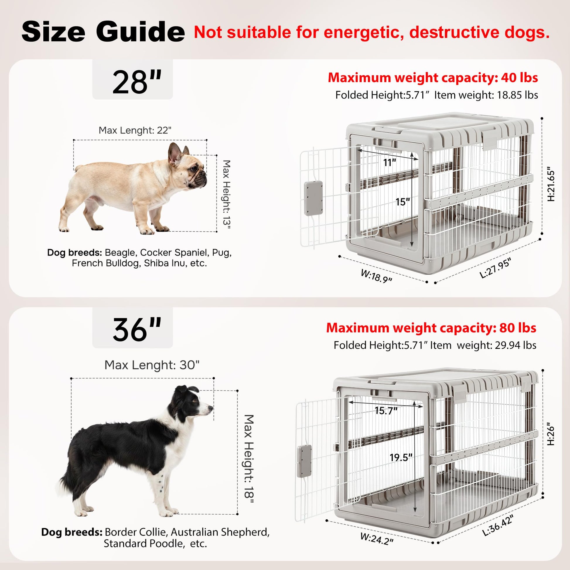 ZOMISIA Collapsible Dog Crate for Large Dogs. Chosen for real quality, fits naturally into modern