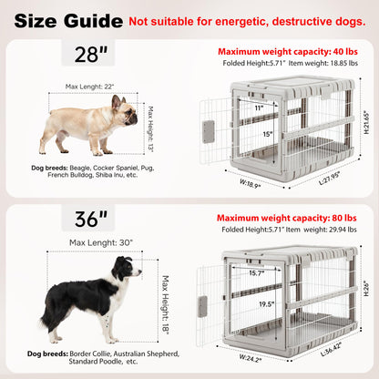 ZOMISIA Collapsible Dog Crate for Large Dogs. Chosen for real quality, fits naturally into modern