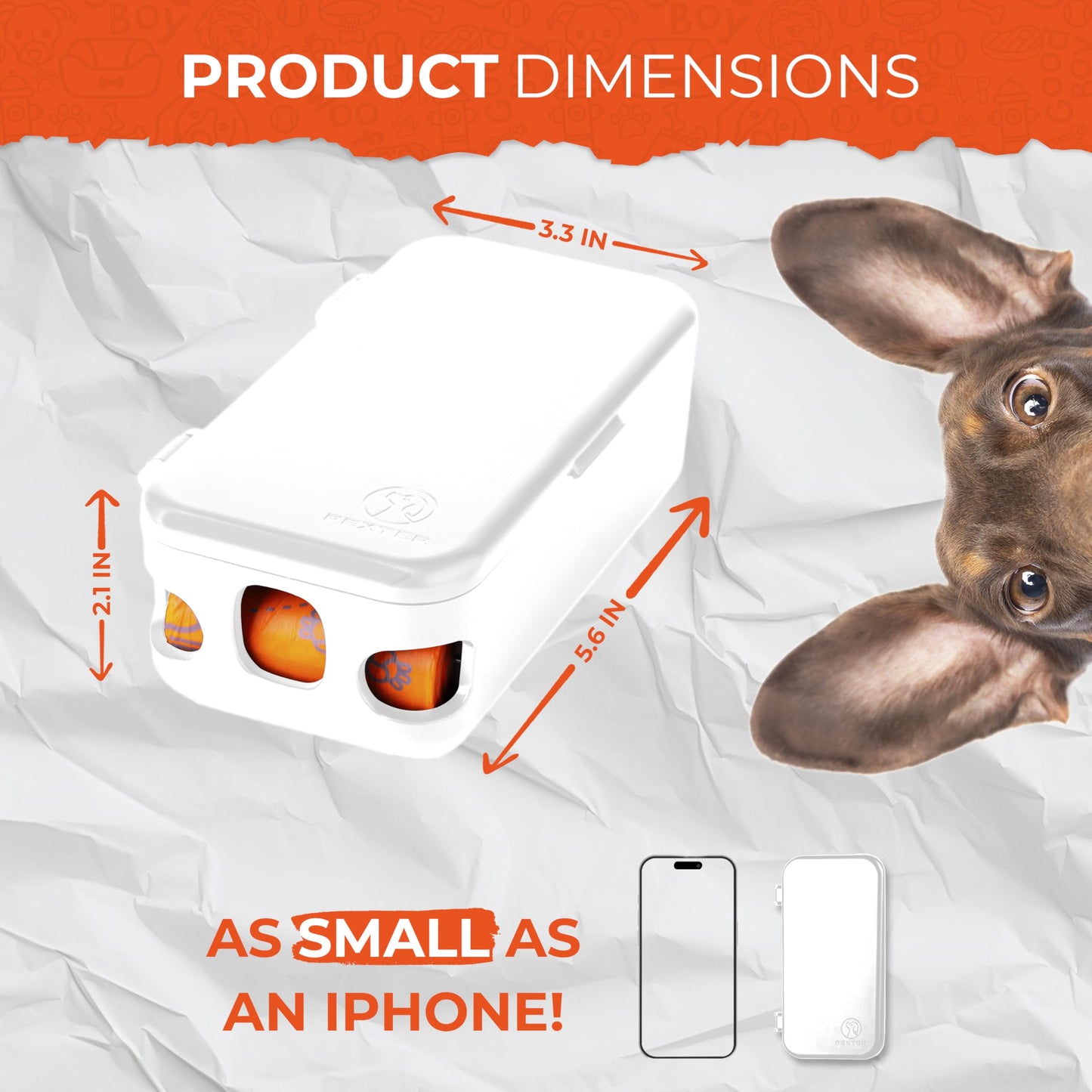 PEXTER Dog Poop Bag Dispenser. Chosen for real quality, fits naturally into modern pet homes.