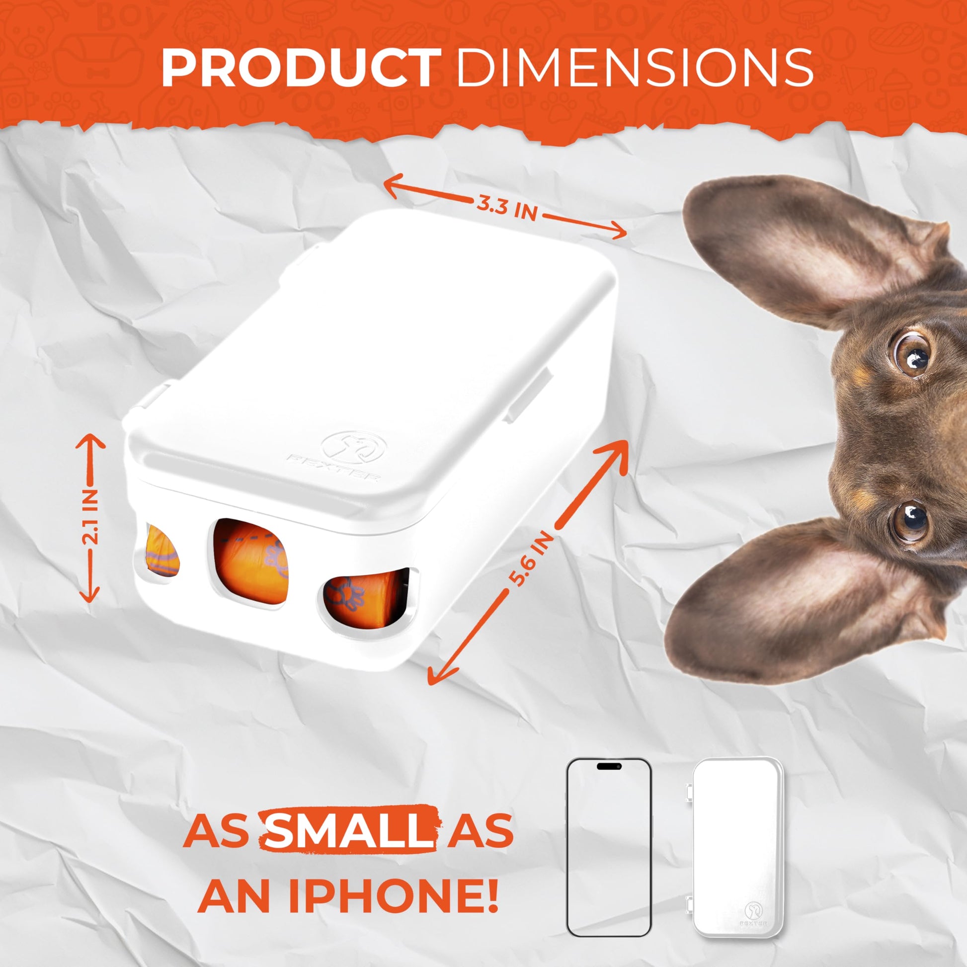 PEXTER Dog Poop Bag Dispenser. Chosen for real quality, fits naturally into modern pet homes.