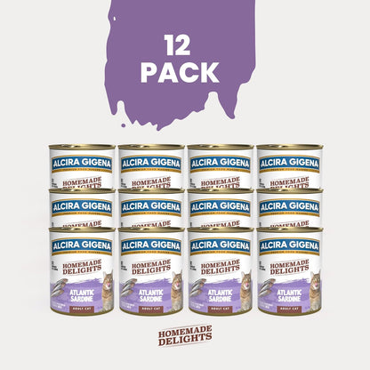 Wet Cat Food (Atlantic Sardine) - (Pack of 12)