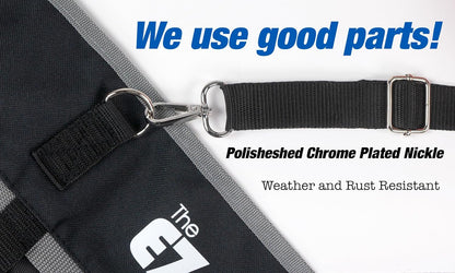 Southwestern Equine EZ Breezy Box Fan Holder, Horse Stall Classic Fan Bag, Stable Supplies, Horse Fan (Black)