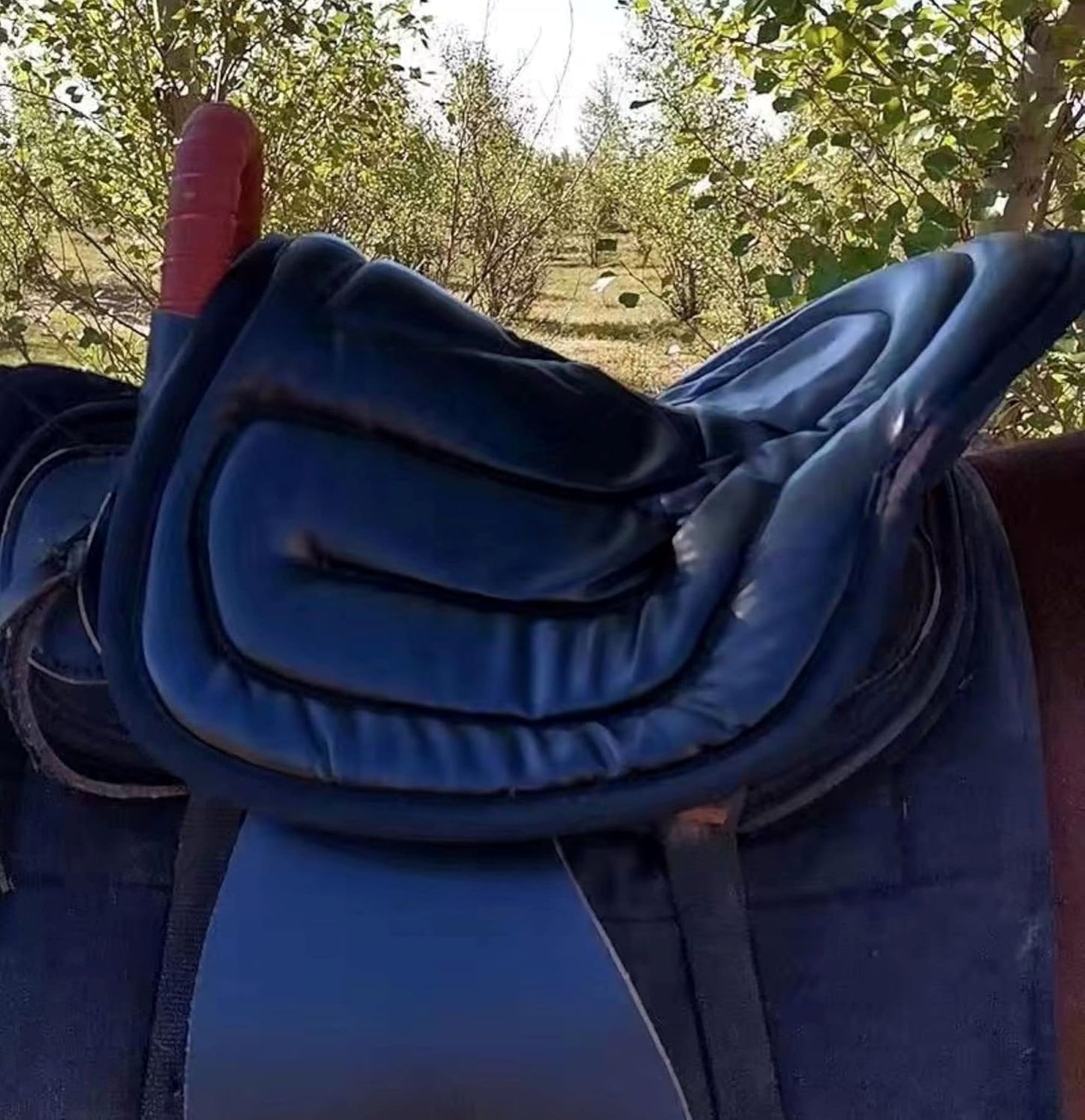 Saddle Tush Cushion Western Long Saddle Pad Horse Riding Seat Saddle Cushion Pad