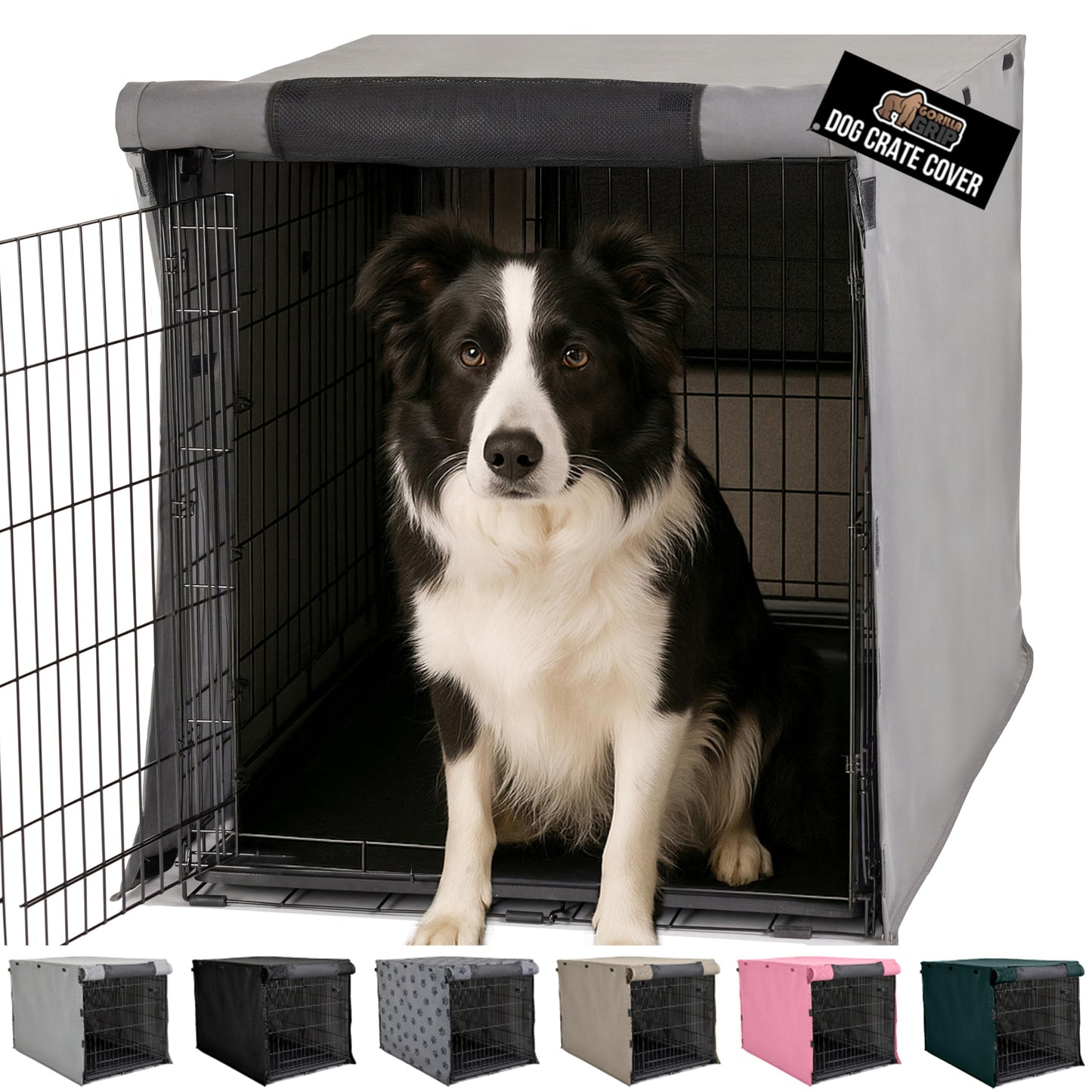 GORILLA GRIP Dog Crate Covers Compatible with Amazon. Chosen for real quality, fits naturally into