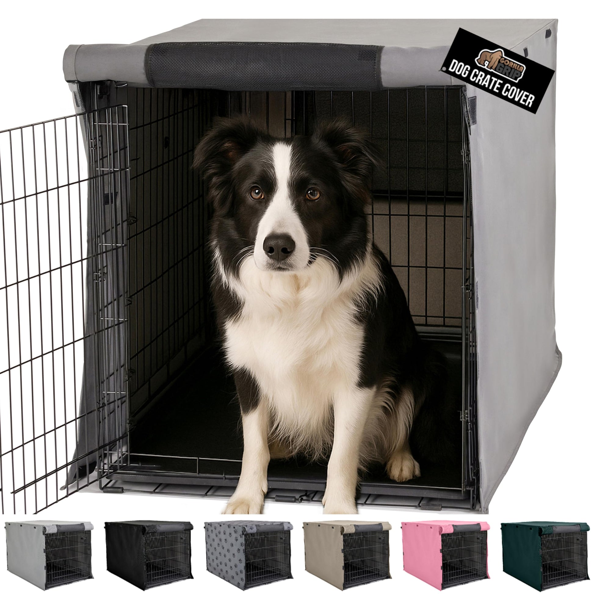 GORILLA GRIP Dog Crate Covers Compatible with Amazon. Chosen for real quality, fits naturally into