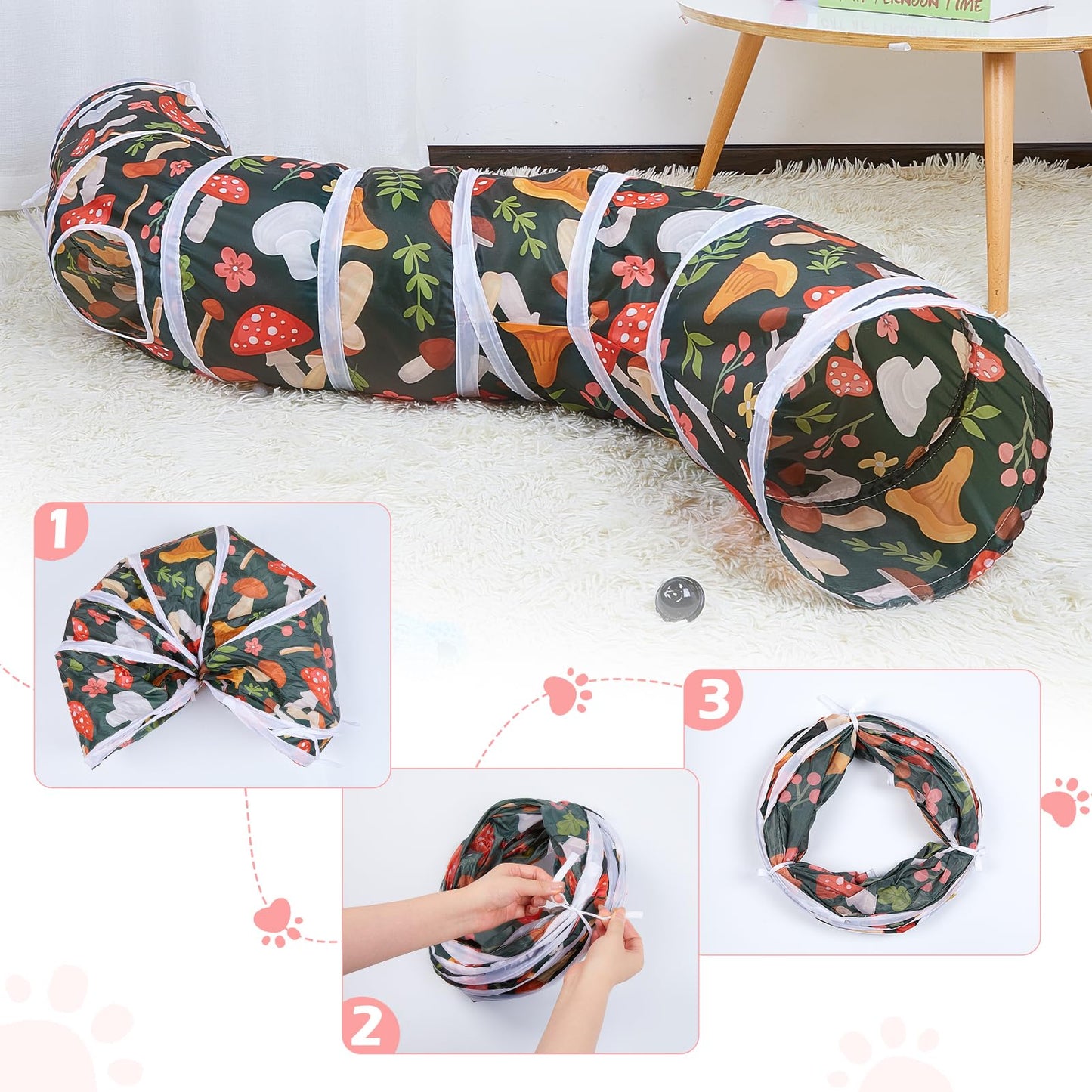 Glittme Cat Tunnel. Chosen for real quality, fits naturally into modern pet homes.
