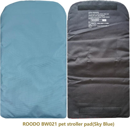 ROODO Pet Stroller Inner Pad for Exclusive Use,Original,Replaceable,Easy to Clean,Set of 3 pc(Sky Blue)