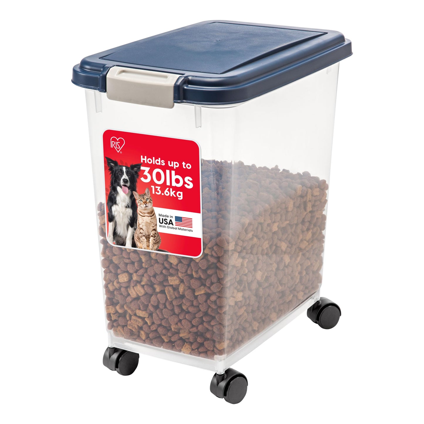 IRIS USA Dog Food Storage Container. Chosen for real quality, fits naturally into modern pet homes.