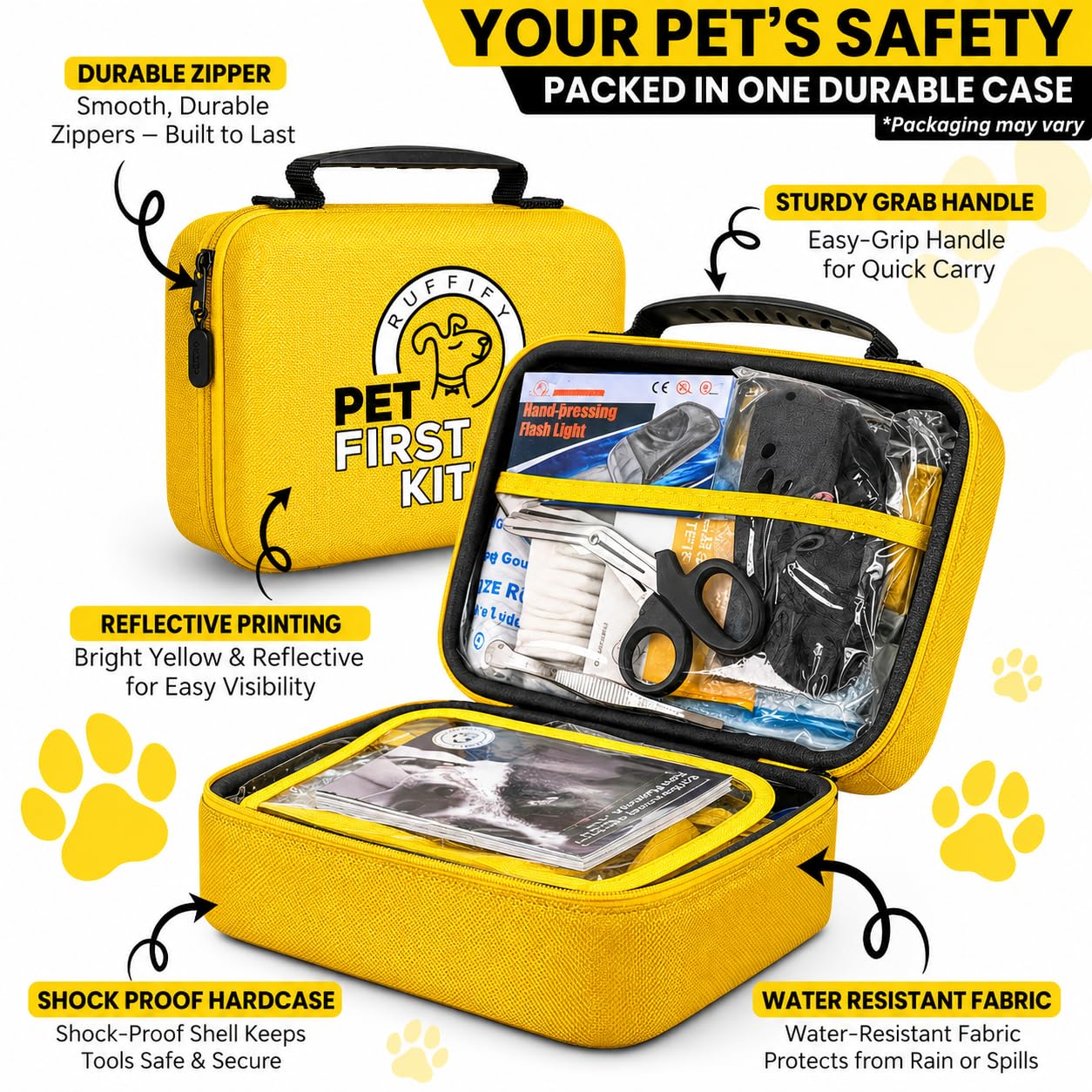 Ruffify Dog and Cat First Aid Kit. Chosen for real quality, fits naturally into modern pet homes.
