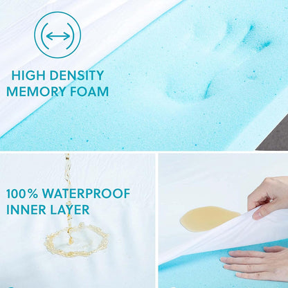 Orthopedic Memory Foam Dog Bed, Cooling Dog Beds for Extra Large Dogs -Waterproof Pet Bed for Crate with Removable Washable Cover, XXL(47inch,110Lbs)