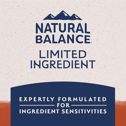 Natural Balance Limited Ingredient Adult Grain-Free Dry Dog Food, Salmon & Sweet Potato Recipe, 12 Pound (Pack of 1)