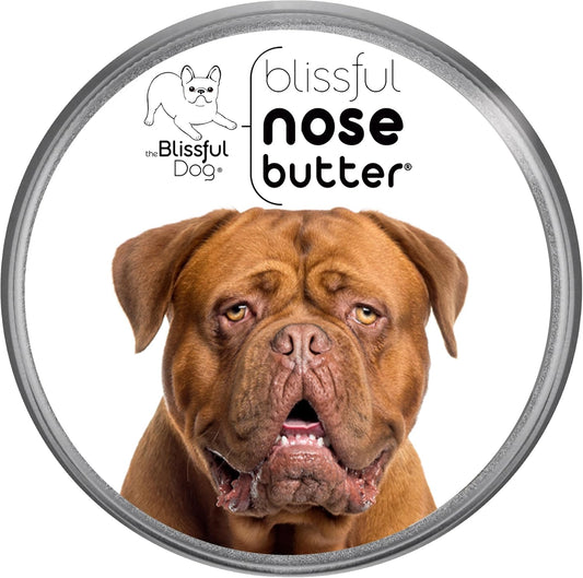 The Blissful Dog Dogue De Bordeaux Nose Butter, Versatile Dog Nose Balm for Dry Nose, Handcrafted