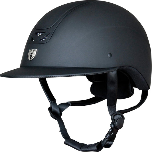 TIPPERARY EQUESTRIAN Horse Riding Helmet - Royal Wide Brim - English Style Protective Horseback