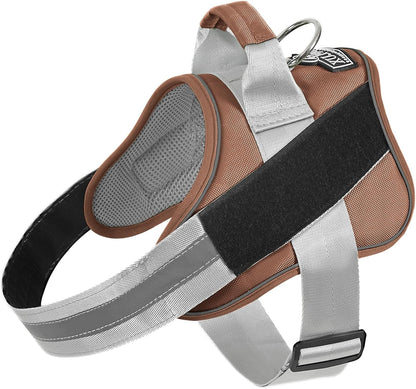 Bolux Dog Harness, No-Pull Reflective Dog Vest, Breathable Adjustable Pet Harness with Handle for Outdoor Walking - No More Pulling, Tugging or Choking