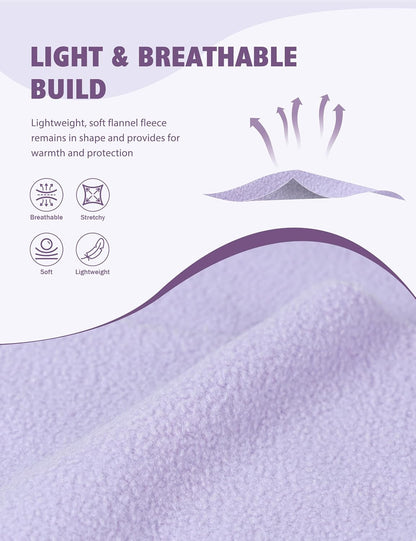 Harrison Howard Horse Polo Wraps Upgrade with Bling Leg Wraps for Horses 4-Pack Fleece Leg Wraps Stable Supplies Lavender L