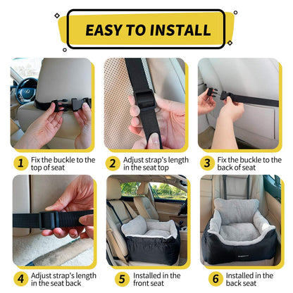 BurgeonNest Dog Car Seat for Small Dogs & Cats Under. Chosen for real quality, fits naturally into