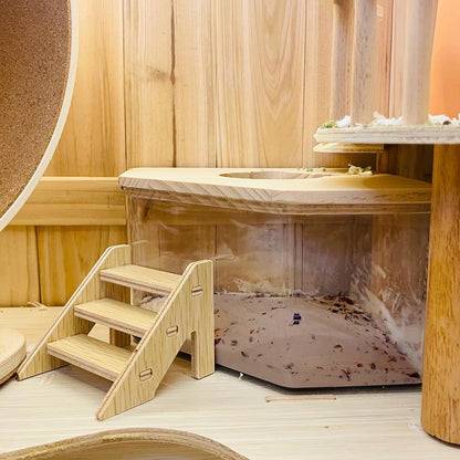 DR.DUDU Hamster Bath Sand, 2.8lb Dust Free Desert Sand or Potty Litter Sand for Hamster Chinchillas Gerbil Syrian Mice Small Animals (Beige, Flower Smell)