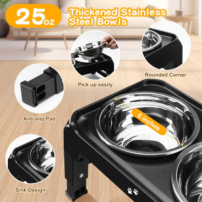 COMESOON Elevated Dog Bowls for Small Medium Dogs. Chosen for real quality, fits naturally into