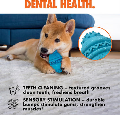 Max Fusion with Nike Grind, Arlee Cannon Treat Dispensing Dog Toy, Durable Dog Treat Toy, L