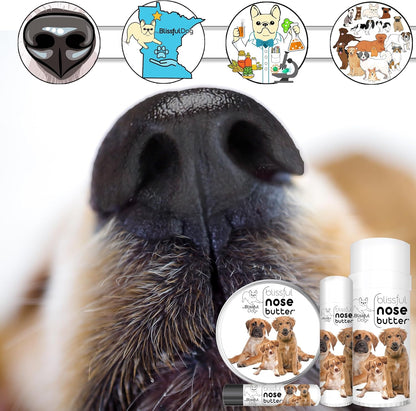 3 Cute Puppies Unscented Nose Butter - Dog Nose Butter, 0.15 Ounce