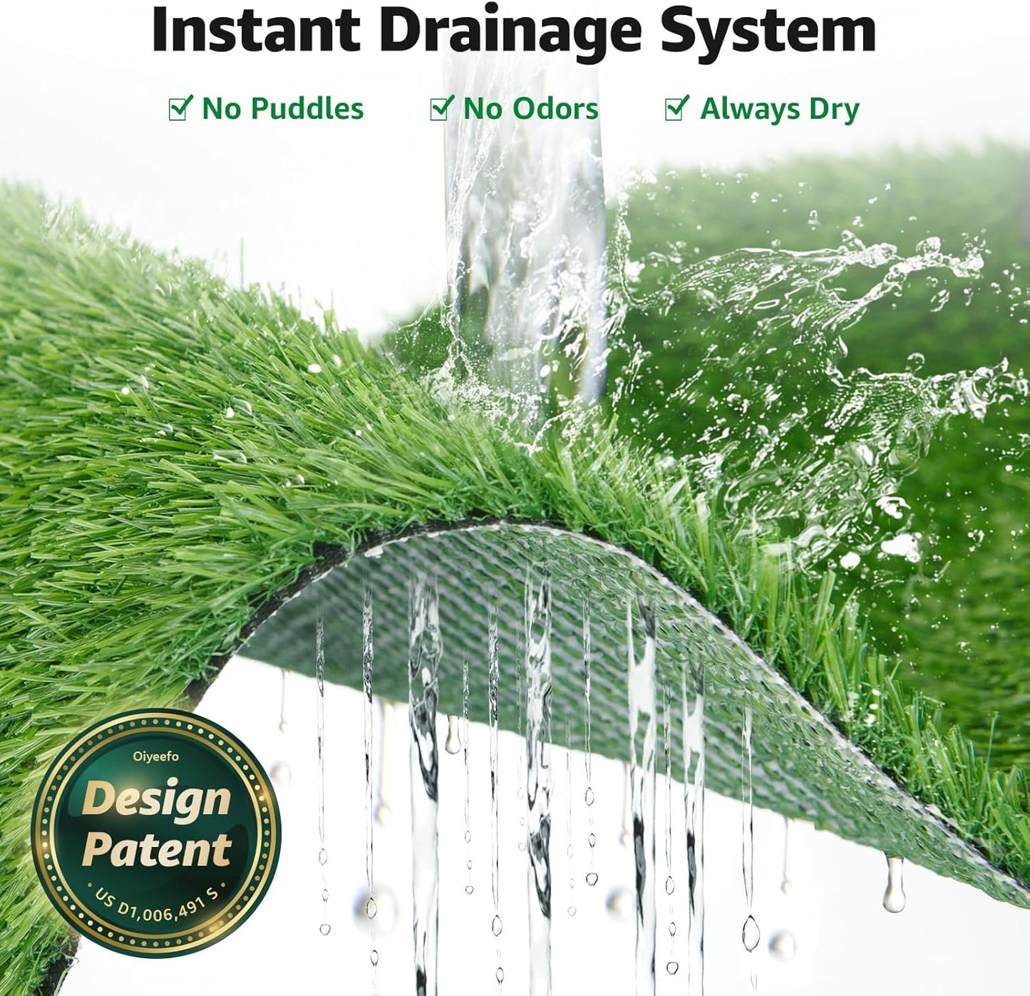 Dog Grass pad with Tray,45”x 29” Indoor Dog Potty with 2 Packs Replacement Artificial Fake Grass-5 Packs Disposable Puppy Pads,for Puppy Training Apartment,Outdoor Use