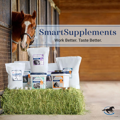 SmartHoof Pellets | Horse Biotin Joint Support Supplement with Essential Minerals for Healthy Hooves | Contains Methionine, Lysine, Copper, Zinc and More | 56 Servings | 7.6 lb Bag