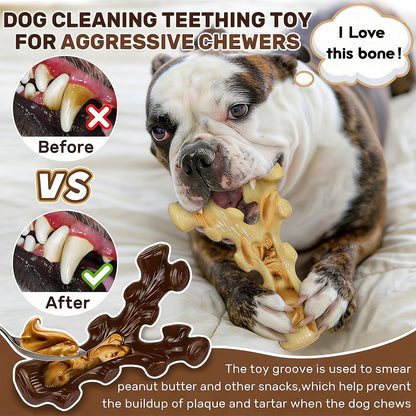 SIHRMIU 2 Pack Dog Chew Toys for Aggressive Chewers. Chosen for real quality, fits naturally into