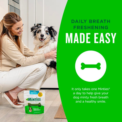 Minties Dental Chews for Dogs. Chosen for real quality, fits naturally into modern pet homes.