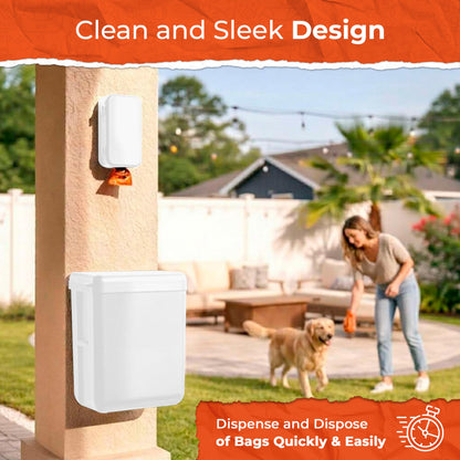 PEXTER Dog Poop Bag Dispenser. Chosen for real quality, fits naturally into modern pet homes.