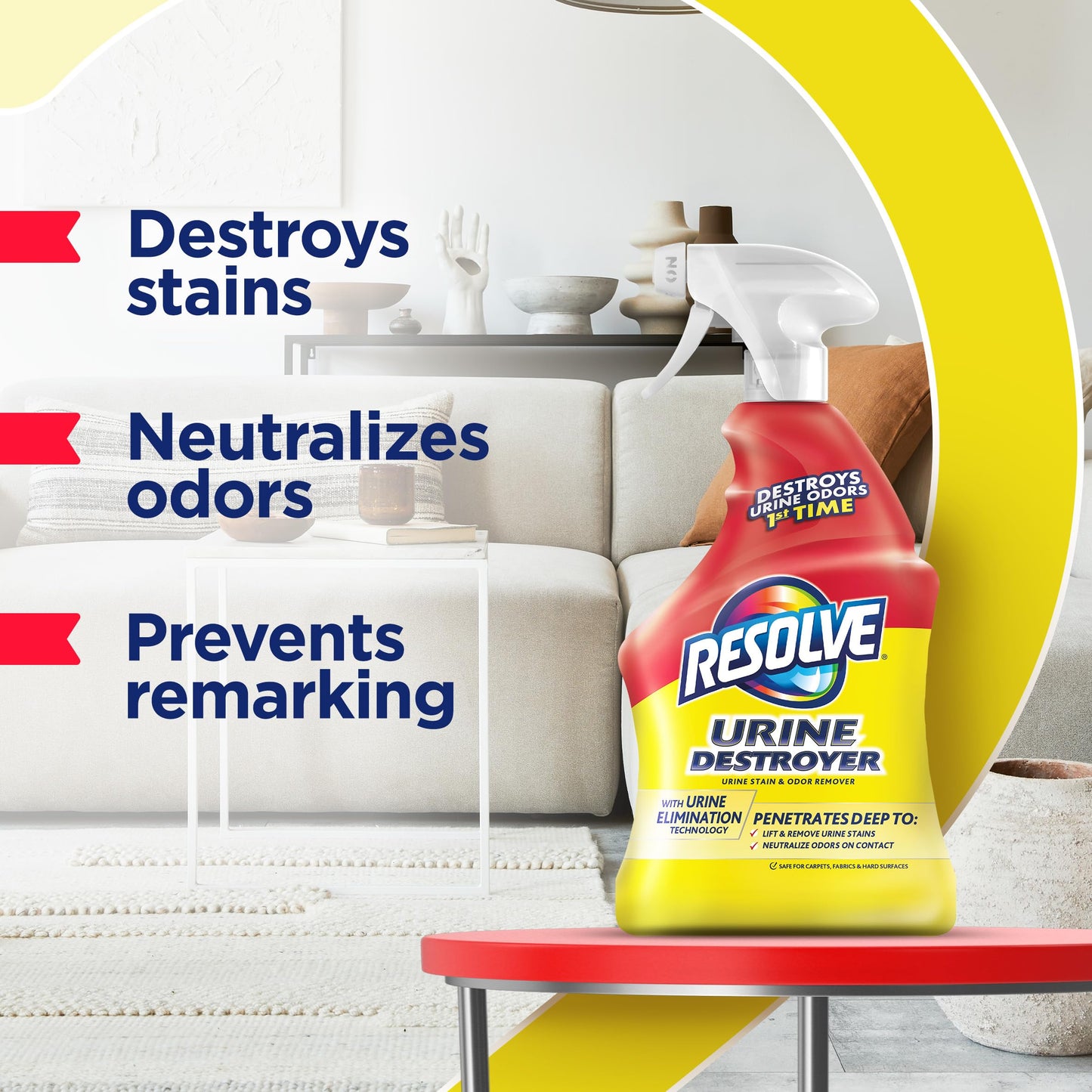 Resolve Urine Destroyer Spray. Chosen for real quality, fits naturally into modern pet homes.