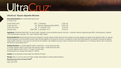 UltraCruz Equine Appetite Booster Supplement for Horses, 4 lb, Pellet (32 Day Supply)