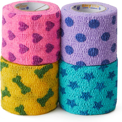 PetFlex Pet Pack – Flexible Self-Adhering Elastic Bandage for Wound Care – First Aid Wrap for Small Animals Like Dogs, Cats, and Other Pets - 2 inch, 36 Rolls
