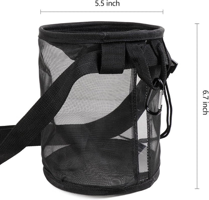 Small Butterfly Habitat, Insect Mesh Cage, Caterpillar Enclosure, Bug Terrarium Critter Cage Portable with Clip and Strap 5.5 x 6.7 Inches