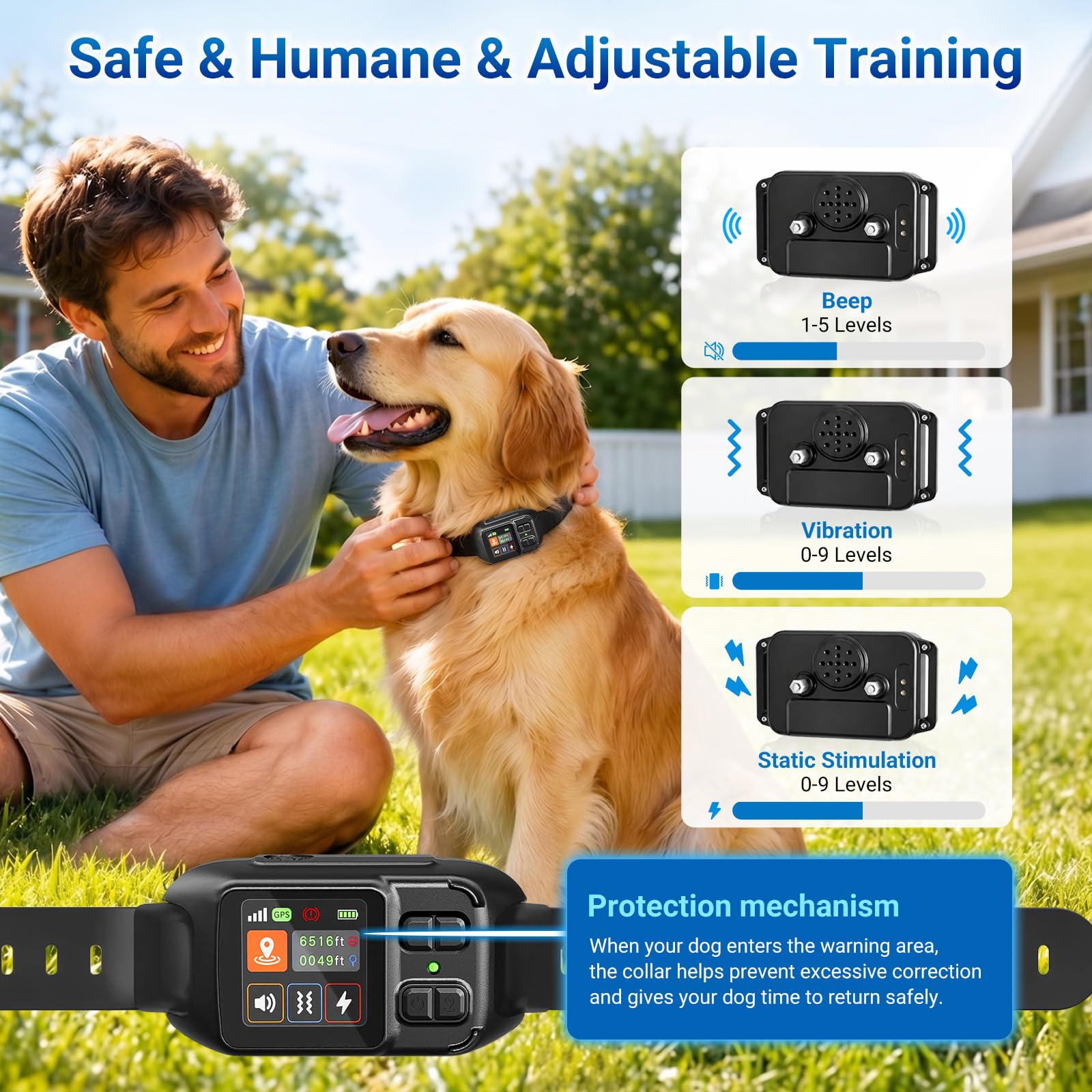 GPS Wireless Dog Fence System. Chosen for real quality, fits naturally into modern pet homes.