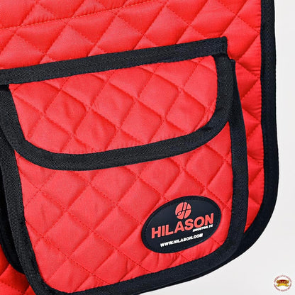 HILASON Western Horse Luxury Quilted Saddle Pads with Pockets | Pad