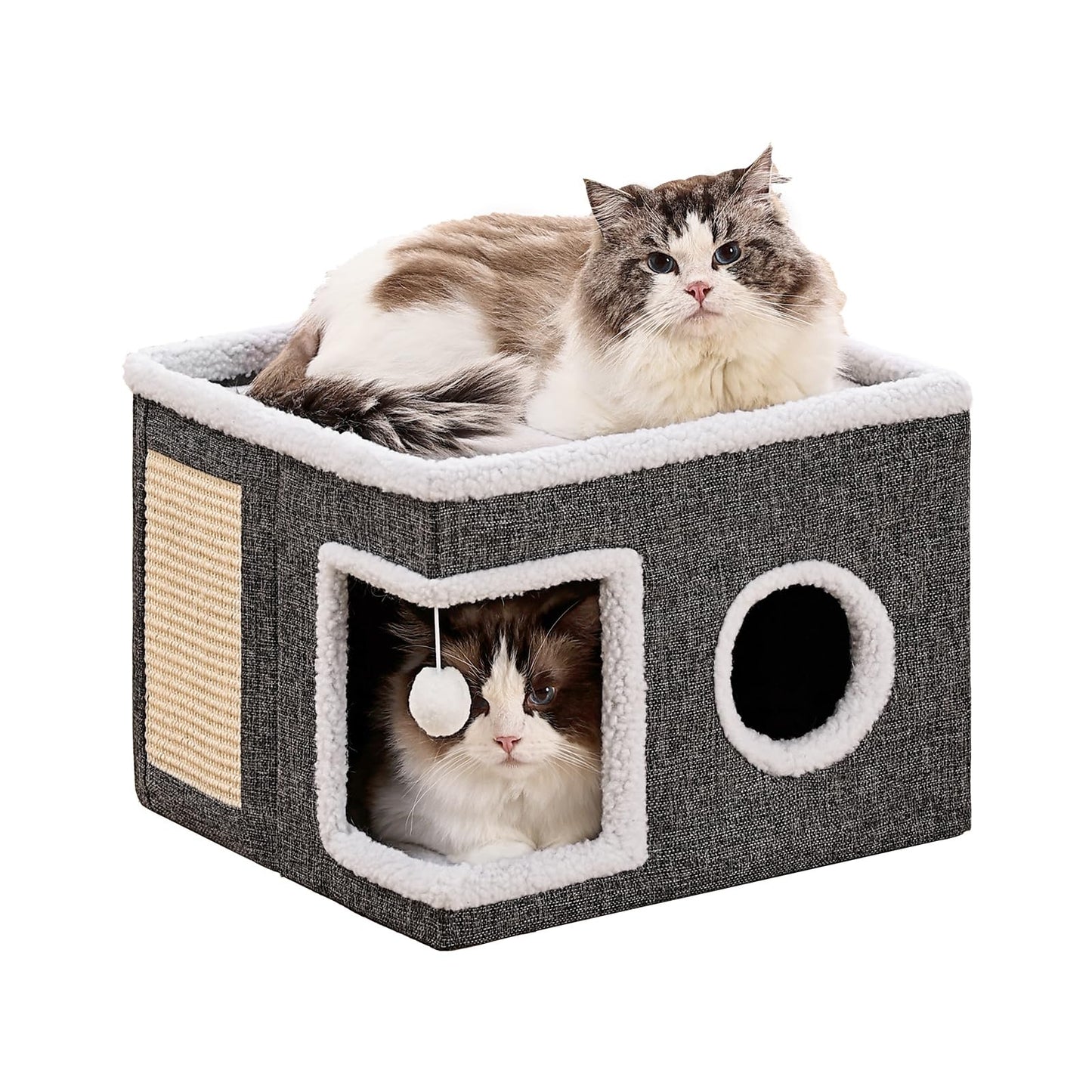 Crispedia Large Cat Houses for Indoor Cats with Fluffy. Chosen for real quality, fits naturally