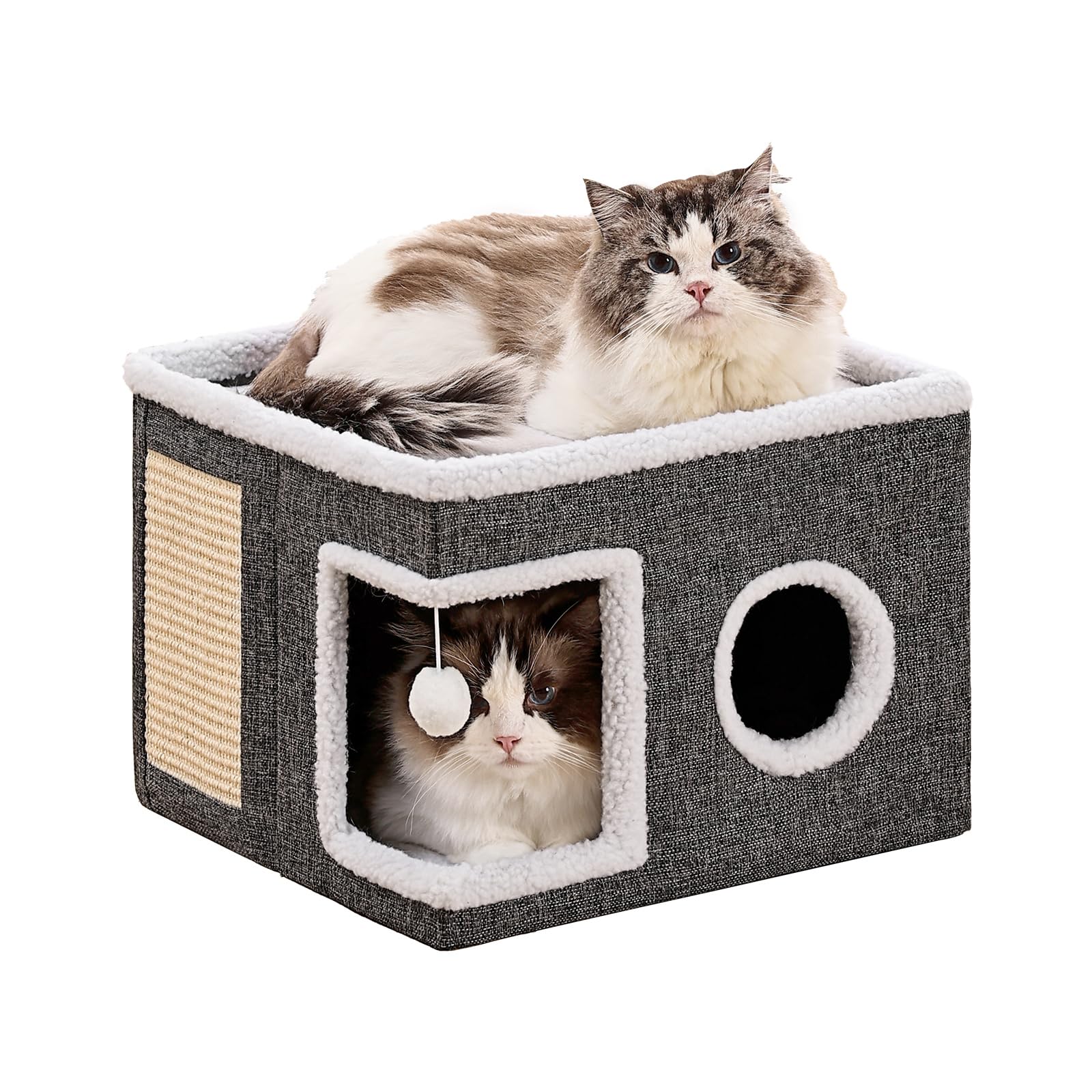 Crispedia Large Cat Houses for Indoor Cats with Fluffy. Chosen for real quality, fits naturally