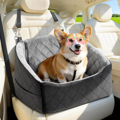 KANGREST Dog Car Seat for Small Dogs Up to 30 Lbs. Chosen for real quality, fits naturally into
