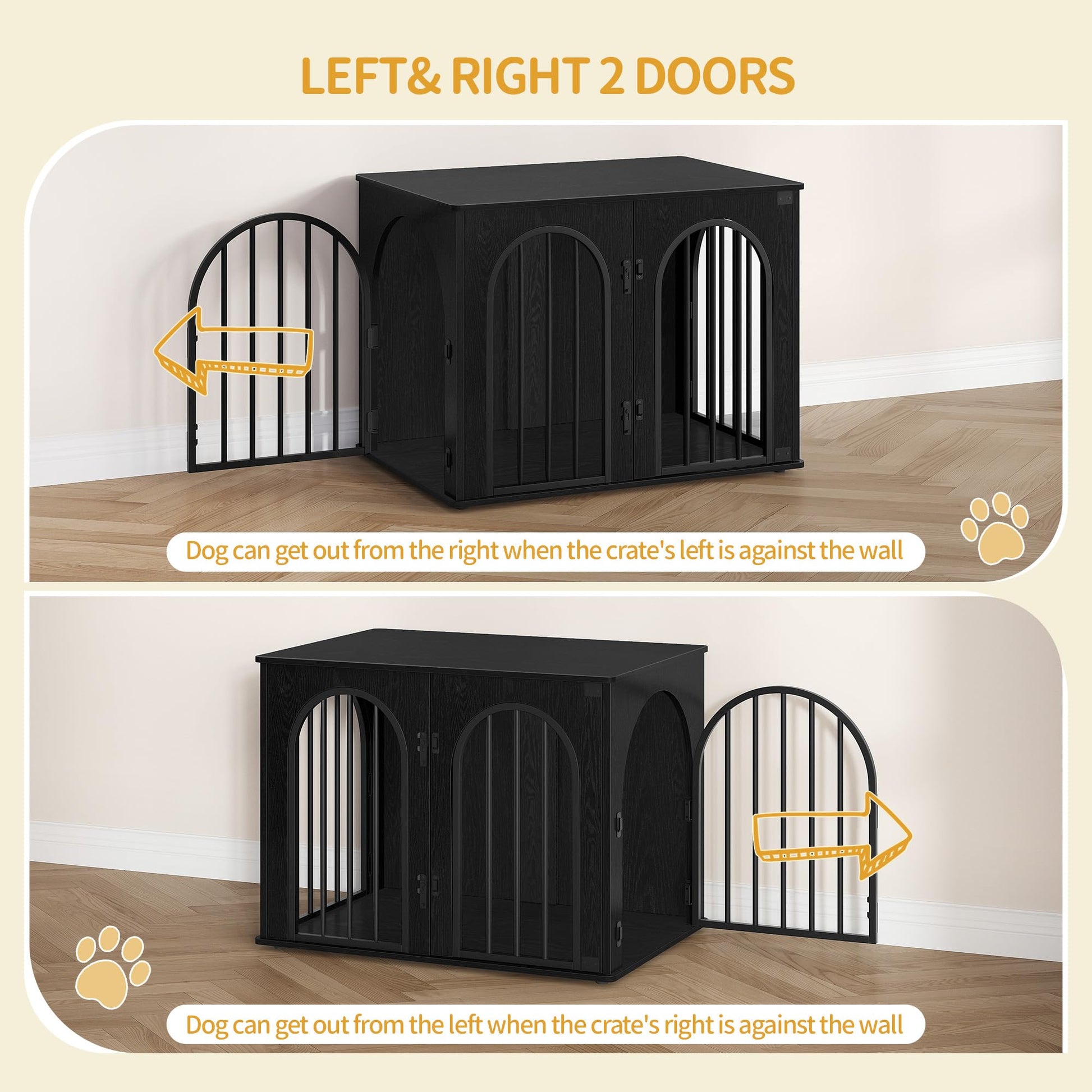 Hzuaneri 31.5'' Dog Crate Furniture. Chosen for real quality, fits naturally into modern pet homes.