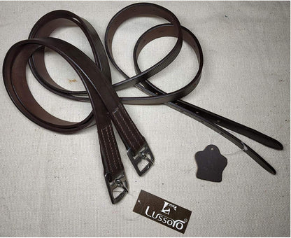 Leather English Riding Horse Saddle Starter Kit Brown Saddle Combo Pack Set of 7 pcs