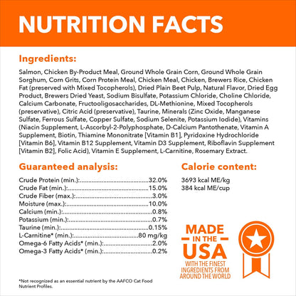 IAMS Proactive Health Adult Healthy Dry Cat Food with Real Salmon, 3.5 lb. Bag