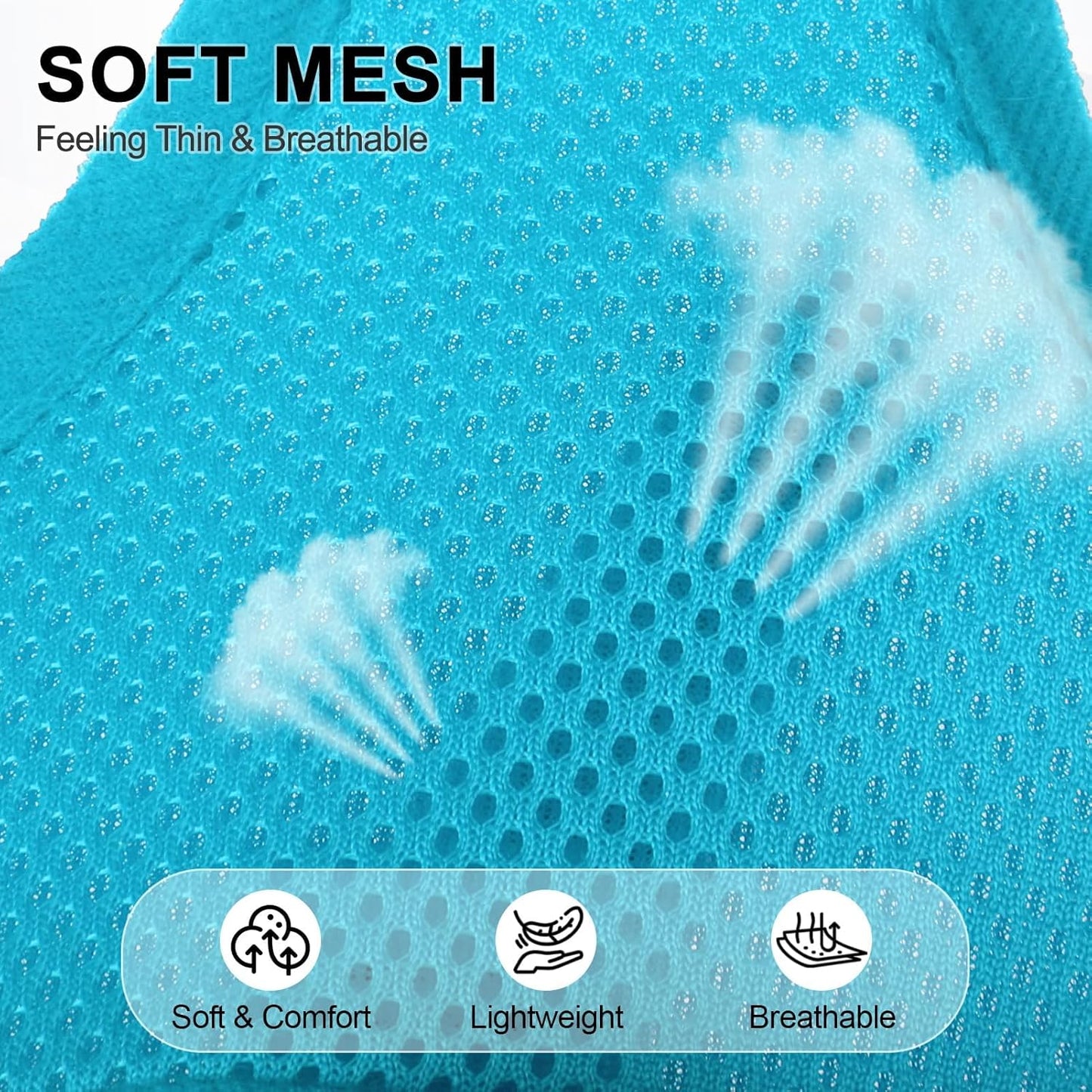 BINGPET No Pull Dog Harness,Soft Mesh Breathable All Weather Vest Harness,Safety Protection Design Durable Adjustable Step-in Easy Walk Dog Harness for Small Medium Large Dogs(RoyalBlue,M)