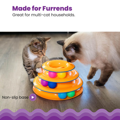 Catstages Tower of Tracks Interactive Cat Toy. Chosen for real quality, fits naturally into modern