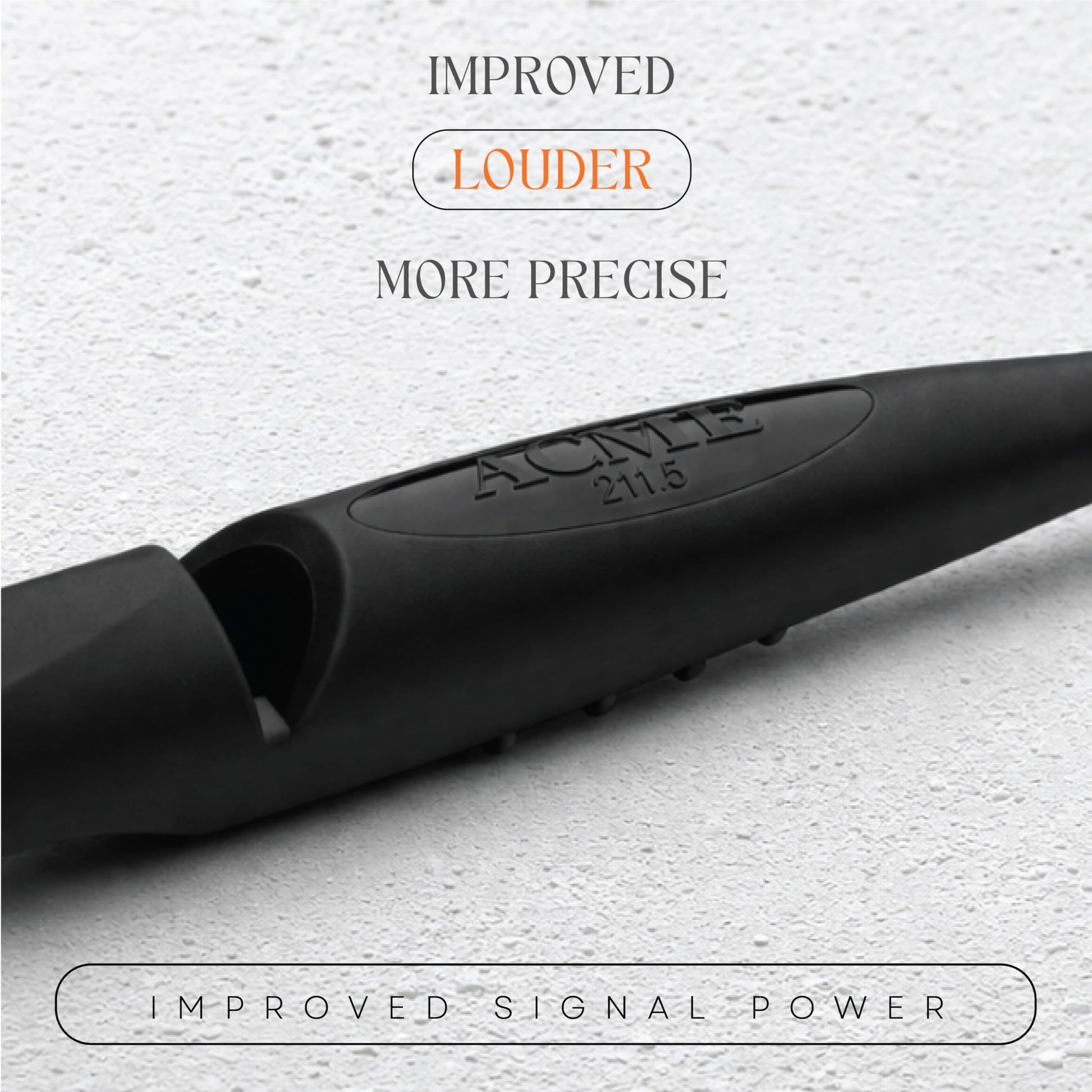 ACME Alpha 211.5 Professional Dog Training Whistle. Chosen for real quality, fits naturally into