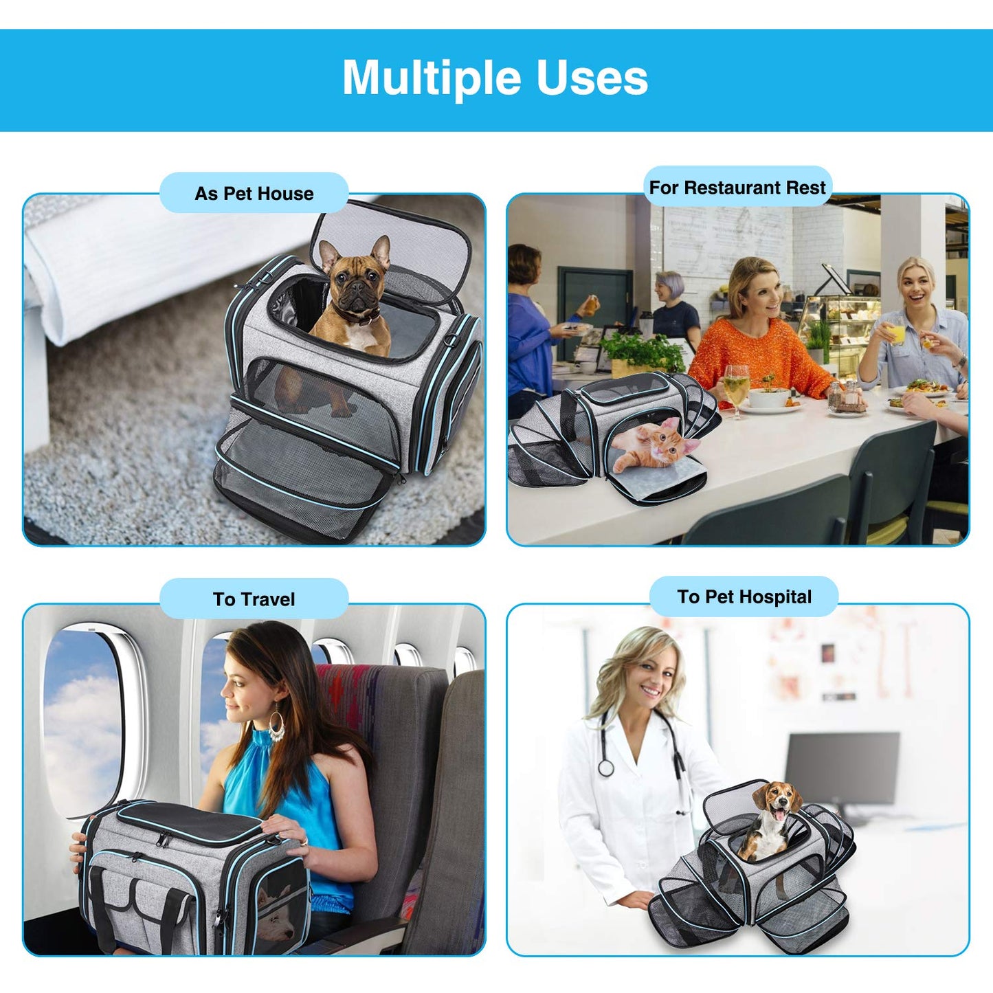 Airline Approved Pet Carrier. Chosen for real quality, fits naturally into modern pet homes.