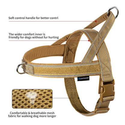 Annchwool No Pull Dog Harness with Soft Padded Handle. Chosen for real quality, fits naturally into