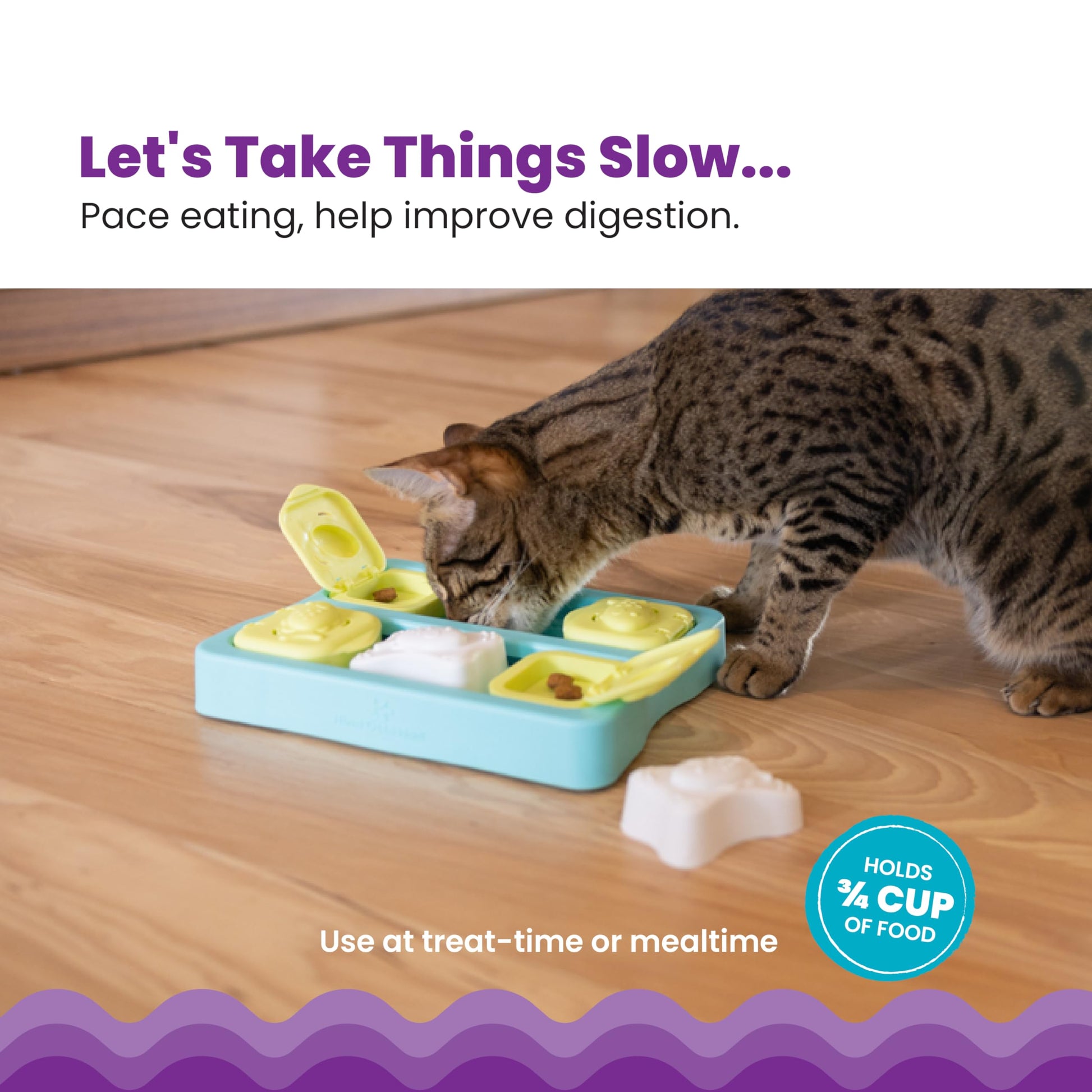 Catstages Nina Ottosson Kitty Cube Puzzle Cat Toy. Chosen for real quality, fits naturally into