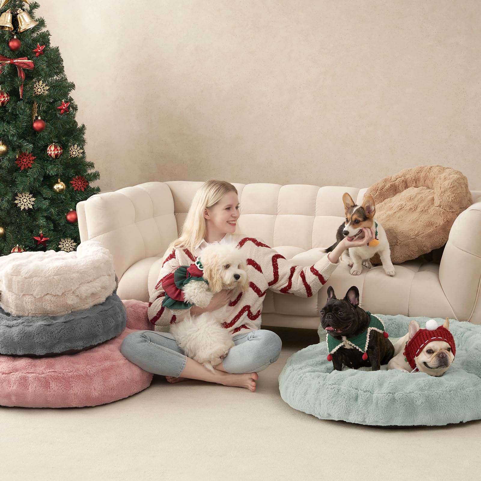 EHEYCIGA Dog Bed Medium Size Dog. Chosen for real quality, fits naturally into modern pet homes.