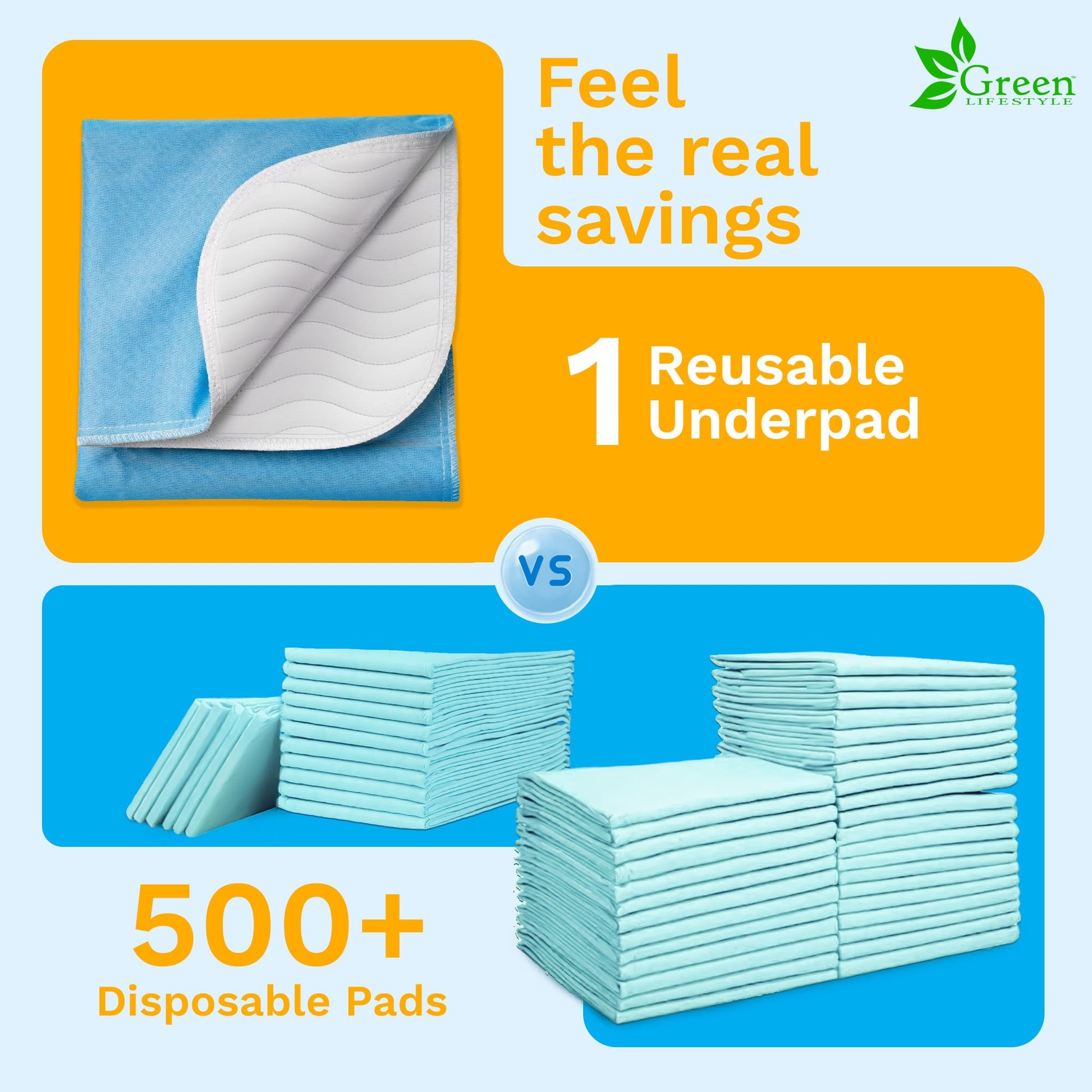 GREEN LIFESTYLE Washable Underpads. Chosen for real quality, fits naturally into modern pet homes.